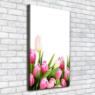 Tableau imprimé sur toile Tulipes roses