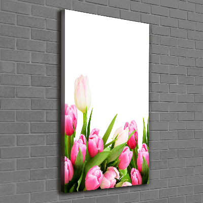 Tableau imprimé sur toile Tulipes roses