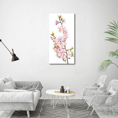 Tableau sur toile Fleur de cerisier plante