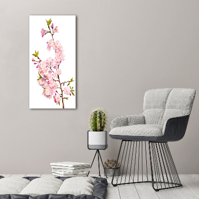 Tableau sur toile Fleur de cerisier plante