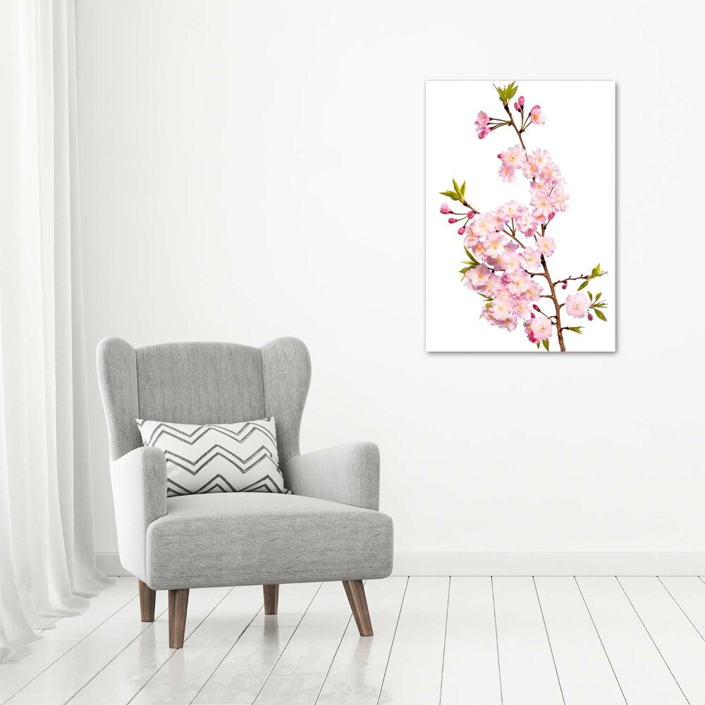 Tableau sur toile Fleur de cerisier plante