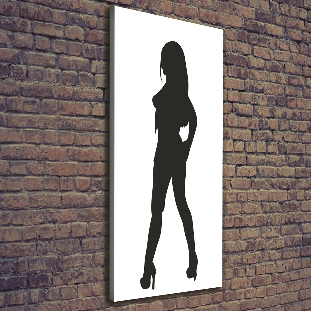 Tableau imprimé sur toile Silhouette de femme