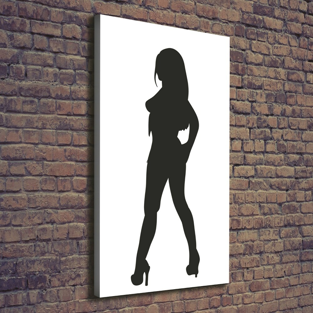 Tableau imprimé sur toile Silhouette de femme