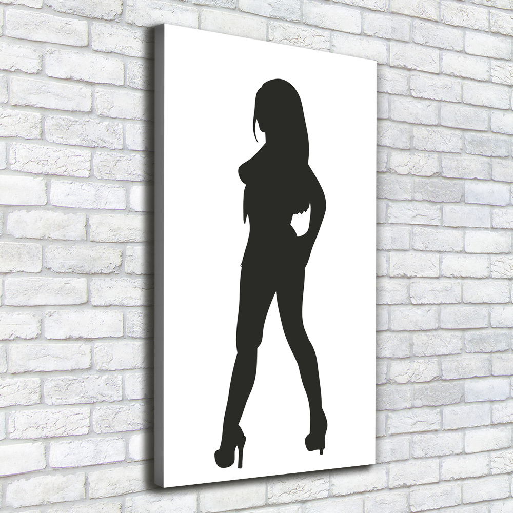 Tableau imprimé sur toile Silhouette de femme