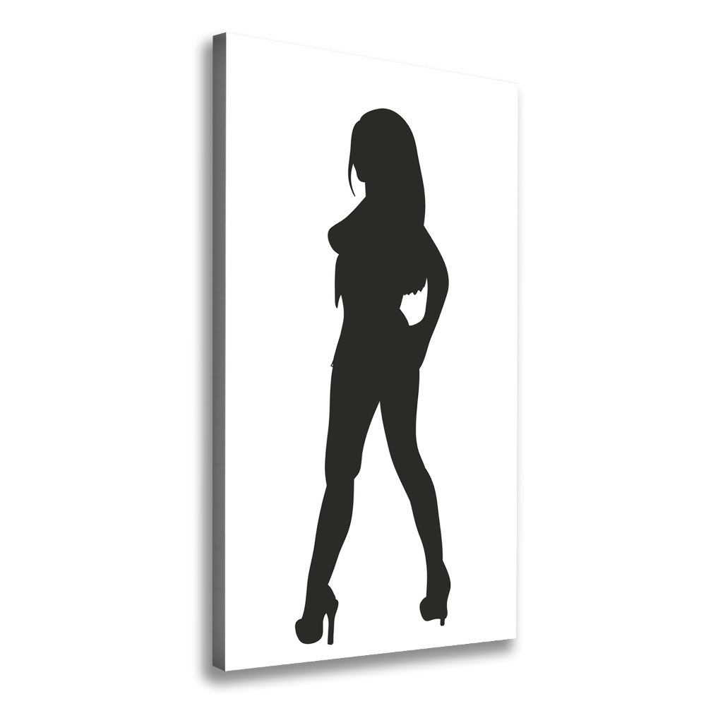 Tableau imprimé sur toile Silhouette de femme