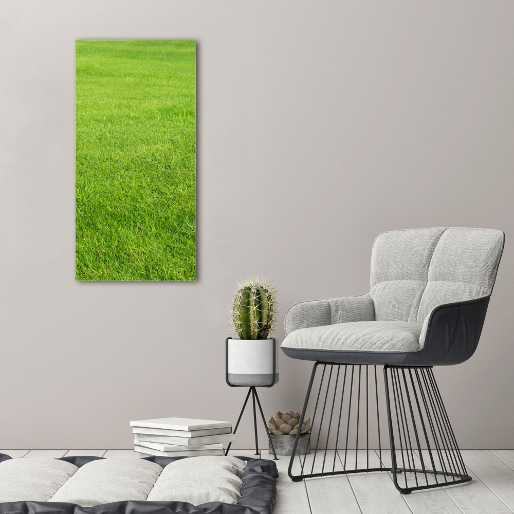 Tableau imprimé sur toile Herbe verte