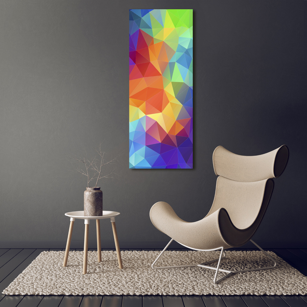 Tableau photo sur toile Motif abstrait en forme de triangle