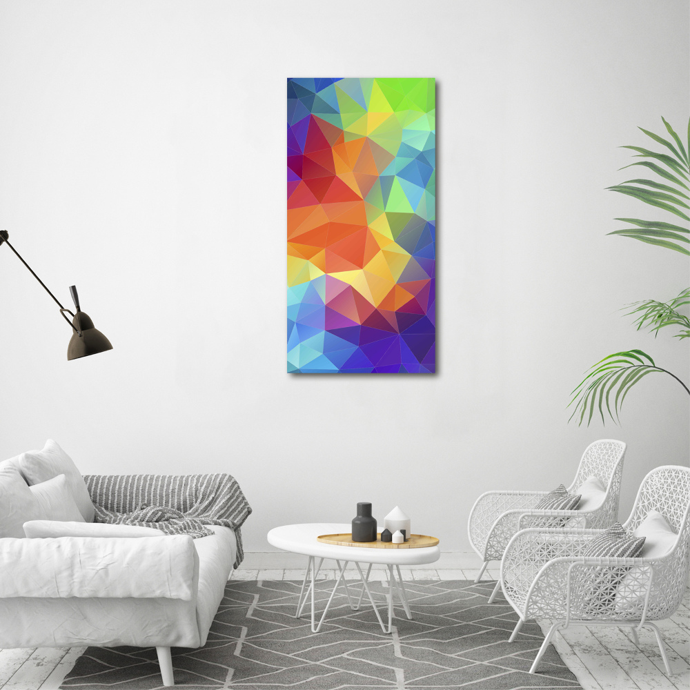 Tableau photo sur toile Motif abstrait en forme de triangle