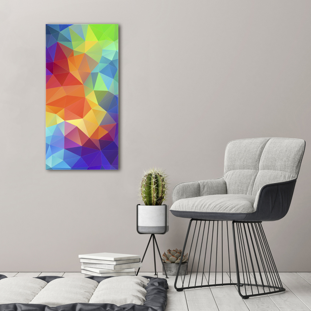 Tableau photo sur toile Motif abstrait en forme de triangle