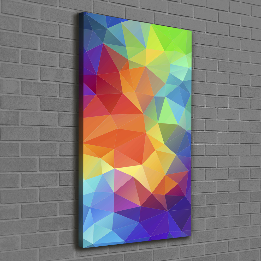 Tableau photo sur toile Motif abstrait en forme de triangle