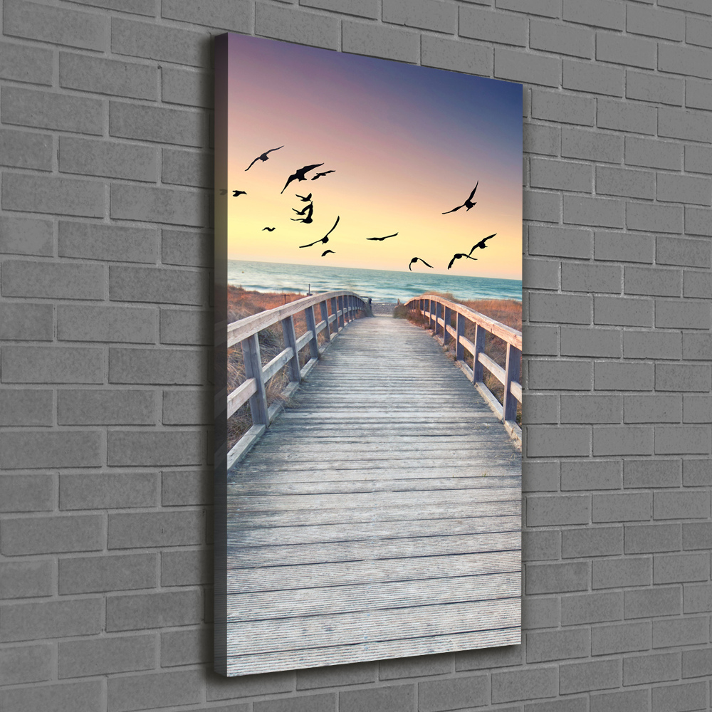 Tableau photo sur toile Chemin vers la plage