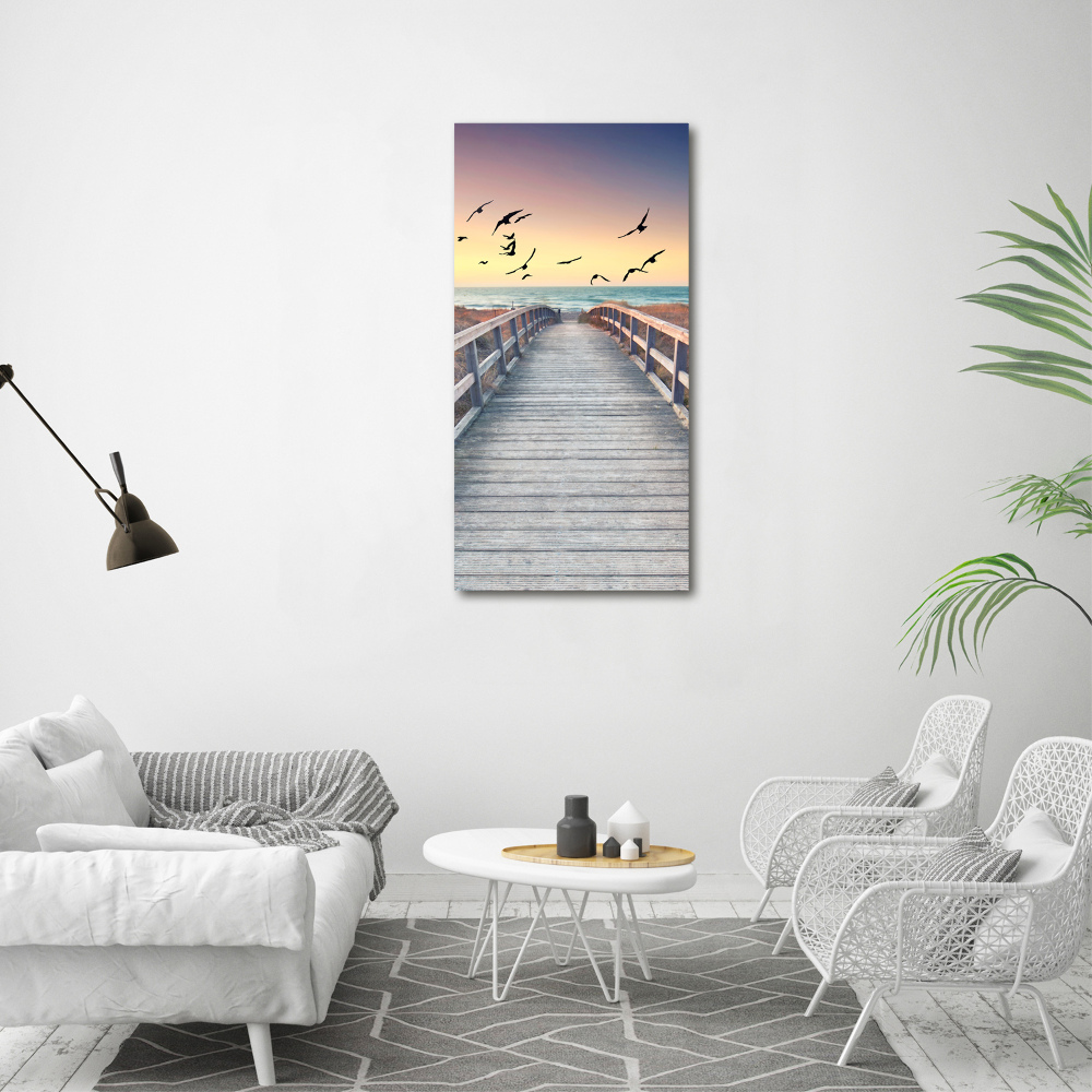 Tableau photo sur toile Chemin vers la plage