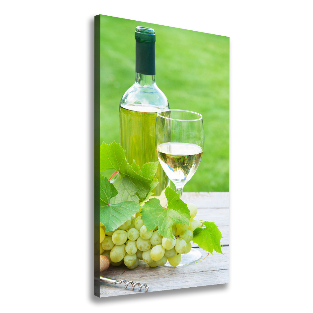 Tableau photo sur toile Raisins et vin