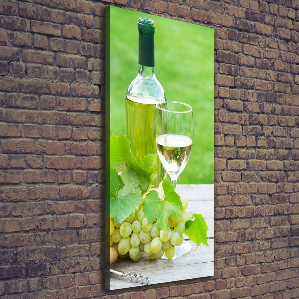 Tableau photo sur toile Raisins et vin