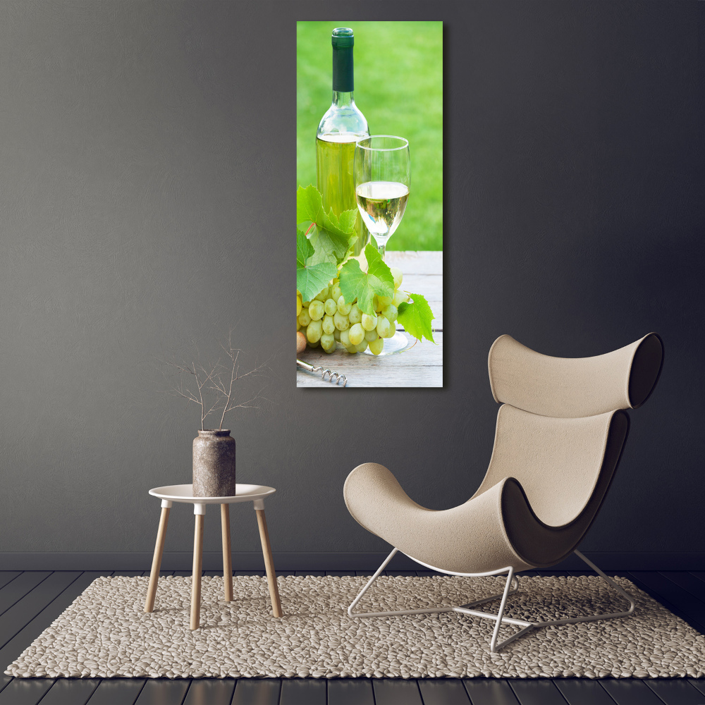 Tableau photo sur toile Raisins et vin