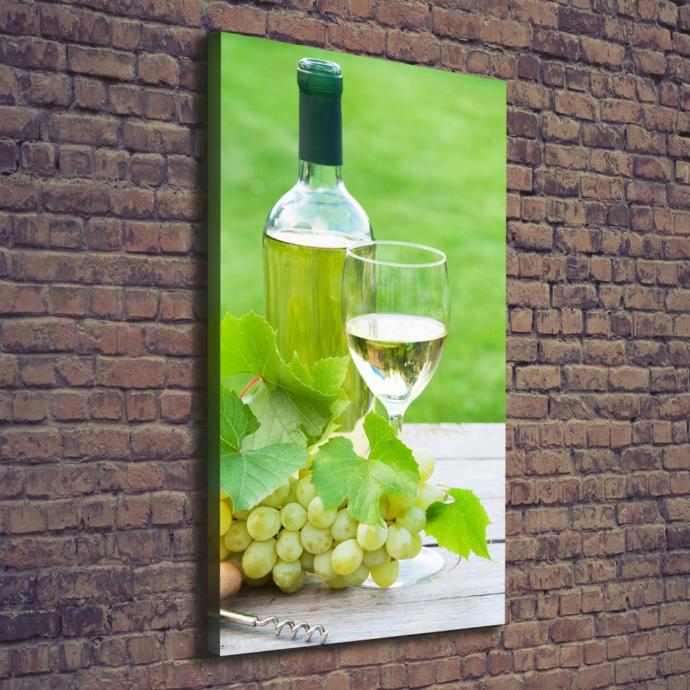 Tableau photo sur toile Raisins et vin