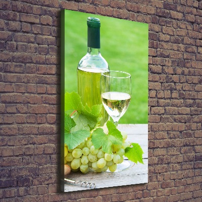 Tableau photo sur toile Raisins et vin