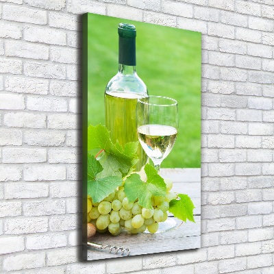 Tableau photo sur toile Raisins et vin