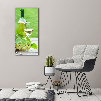 Tableau photo sur toile Raisins et vin