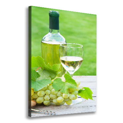 Tableau photo sur toile Raisins et vin