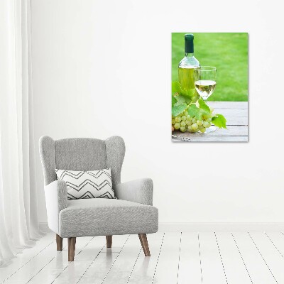 Tableau photo sur toile Raisins et vin