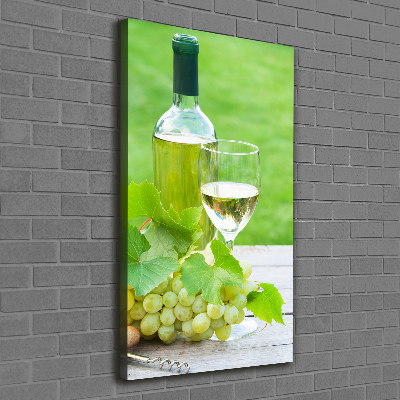 Tableau photo sur toile Raisins et vin