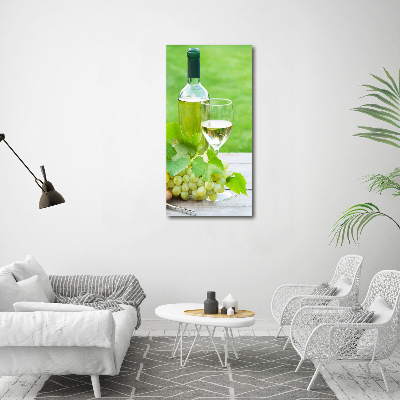 Tableau photo sur toile Raisins et vin