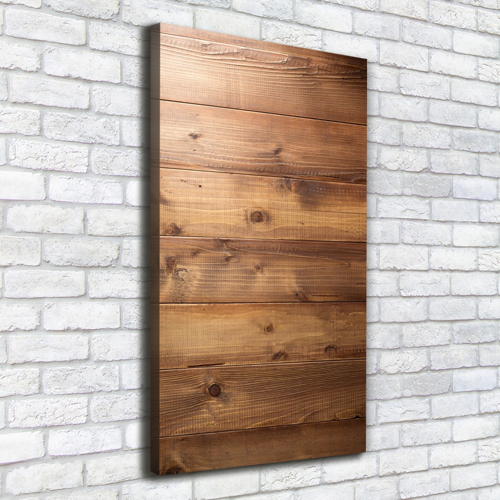 Tableau photo sur toile Fond en bois