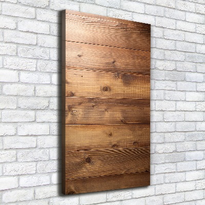 Tableau photo sur toile Fond en bois