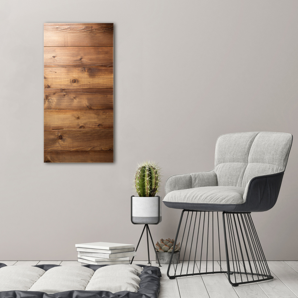 Tableau photo sur toile Fond en bois