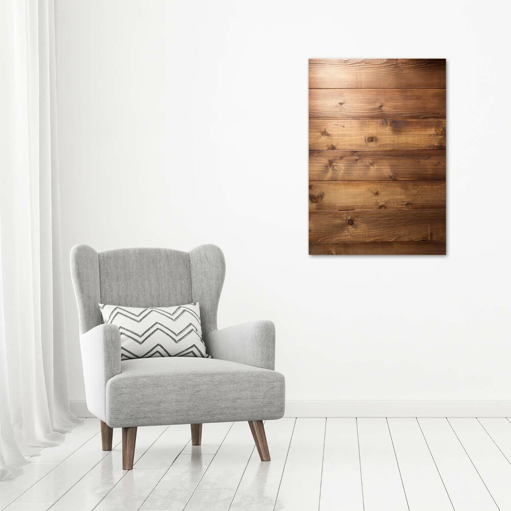 Tableau photo sur toile Fond en bois