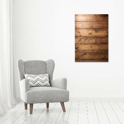 Tableau photo sur toile Fond en bois