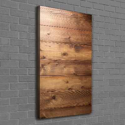 Tableau photo sur toile Fond en bois