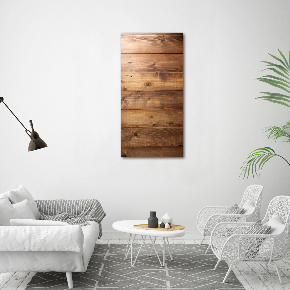 Tableau photo sur toile Fond en bois