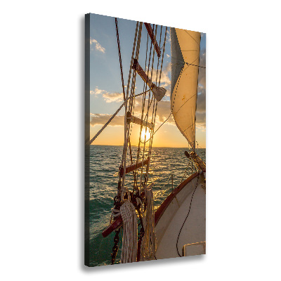 Tableau mural sur toile Yacht en mer