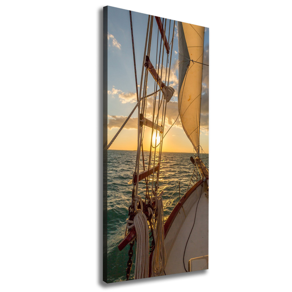 Tableau mural sur toile Yacht en mer