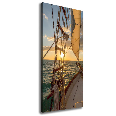 Tableau mural sur toile Yacht en mer