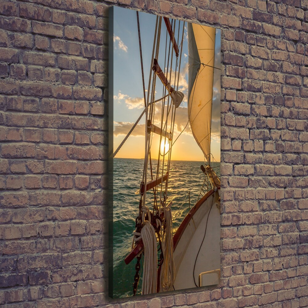 Tableau mural sur toile Yacht en mer