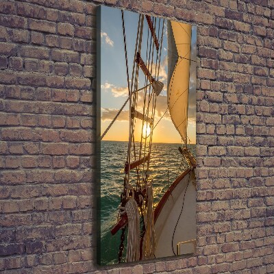 Tableau mural sur toile Yacht en mer