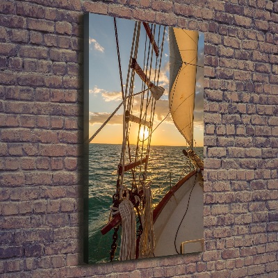 Tableau mural sur toile Yacht en mer