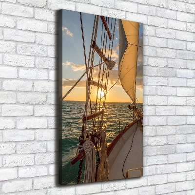 Tableau mural sur toile Yacht en mer