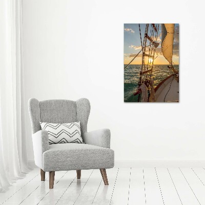 Tableau mural sur toile Yacht en mer