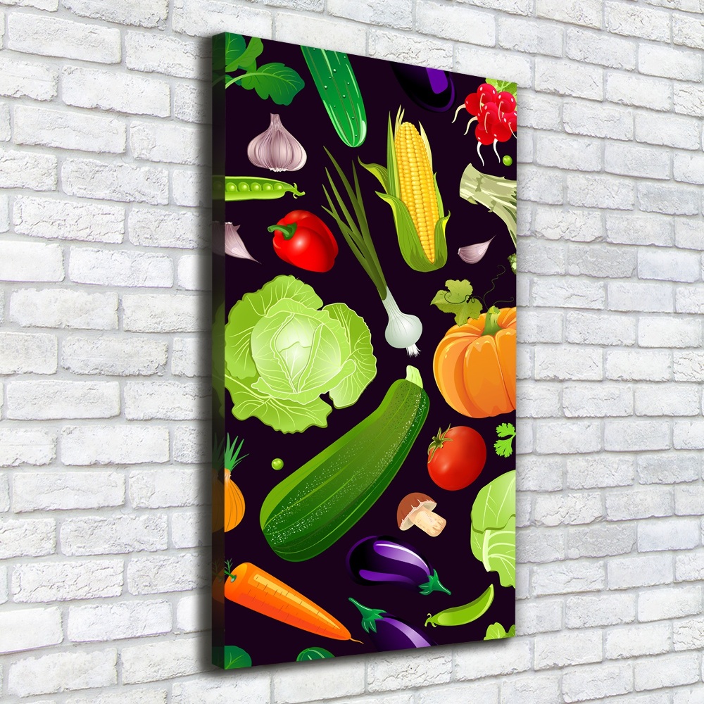 Tableau sur toile Légumes