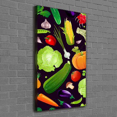 Tableau sur toile Légumes