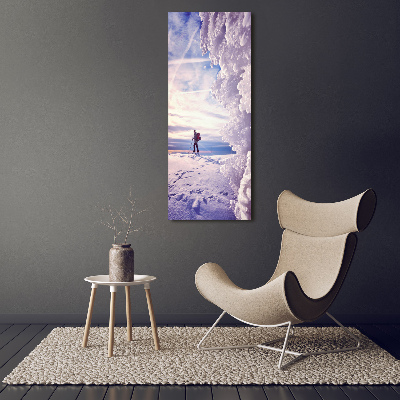 Tableau sur toile Skieur