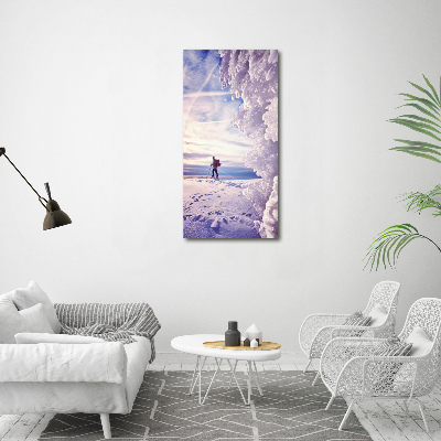 Tableau sur toile Skieur