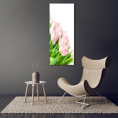 Tableau mural sur toile Tulipes roses