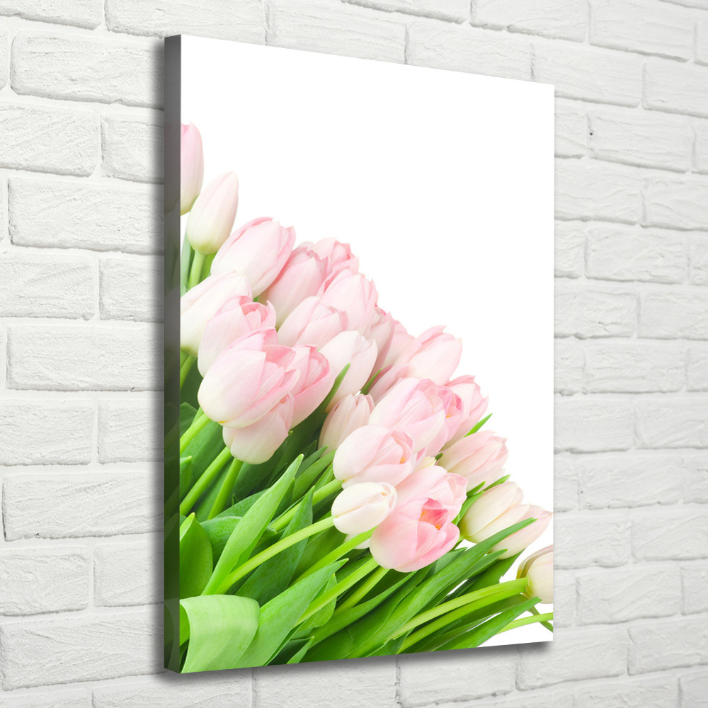 Tableau mural sur toile Tulipes roses