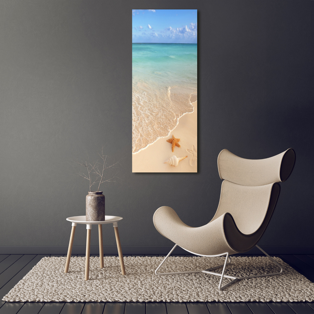 Tableau photo sur toile Étoile de mer sur la plage