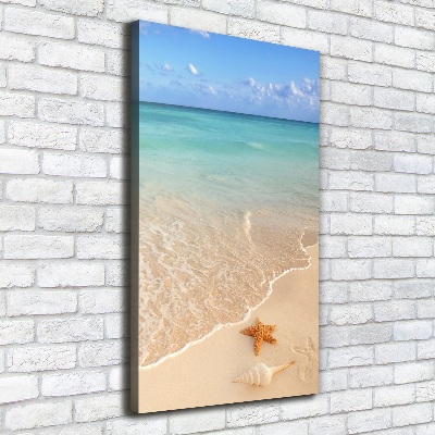 Tableau photo sur toile Étoile de mer sur la plage